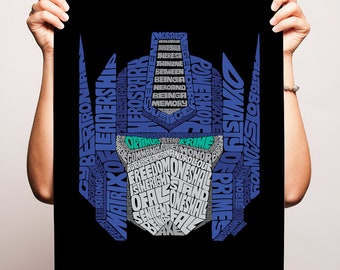 Optimus Prime Type Print