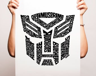 Transformers Autobots Type Print
