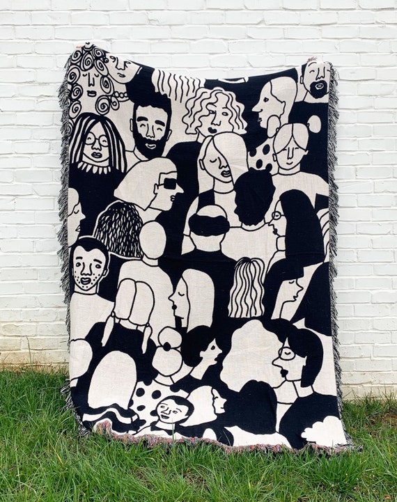 Etsy woven blanket hot sale