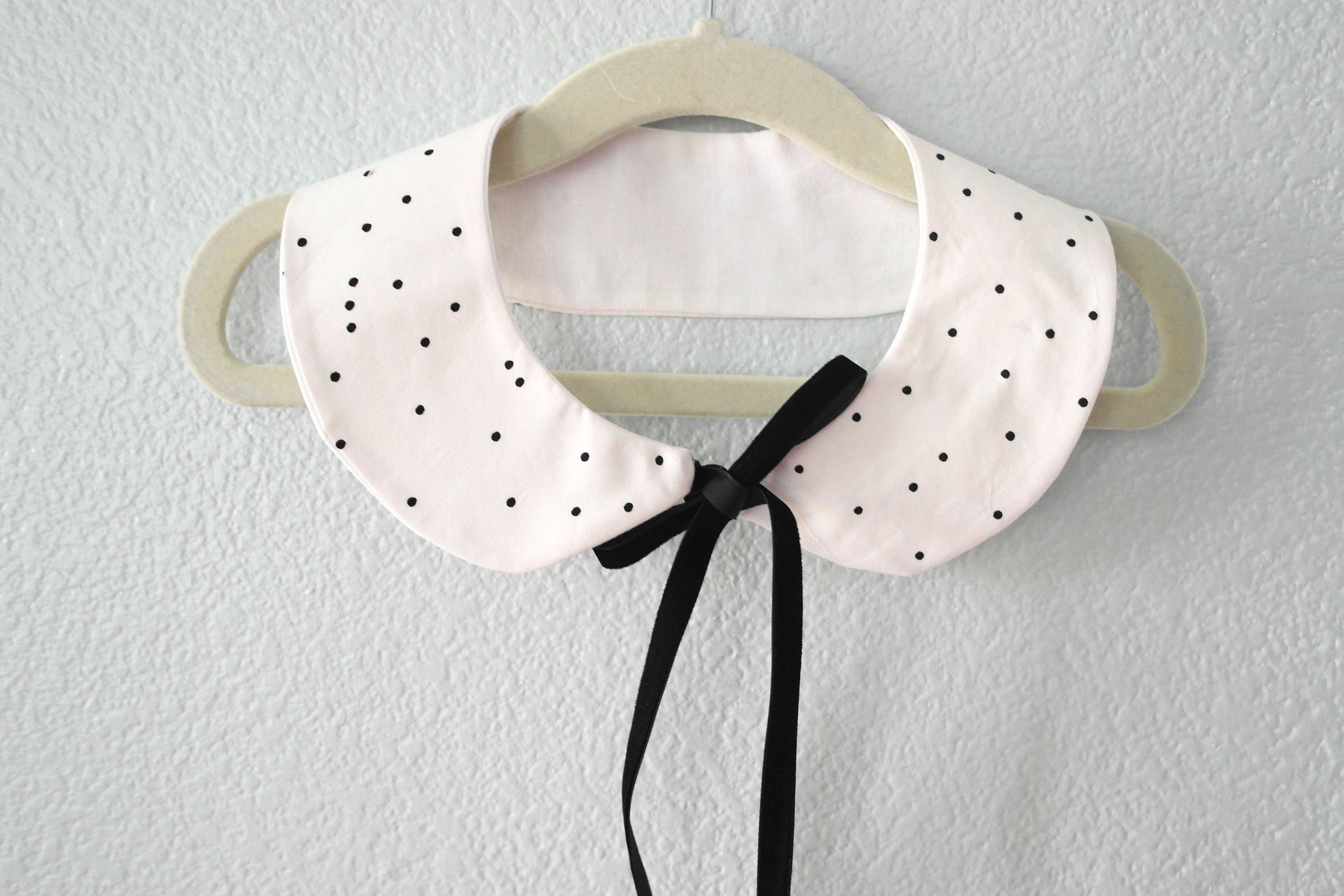 Black Dots Peter Pan Collar | Etsy