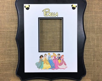 DISNEY Princess Inspired AUTOGRAPH Matte Photo Mat Double Beveled Cut for 11"x14" frame with 5"x7" opening Memory Keepsake