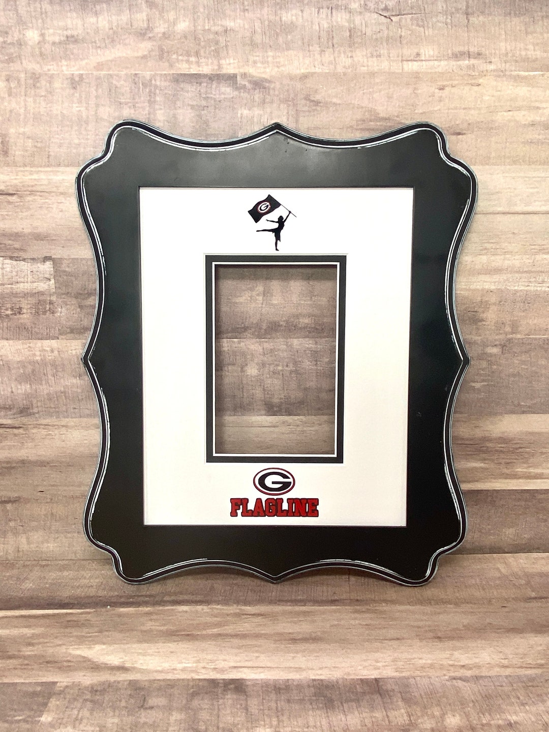 UGA REDCOATS FLAGLINE Marching Band Photo Signature Matte 8x10 Fits 4x6 ...