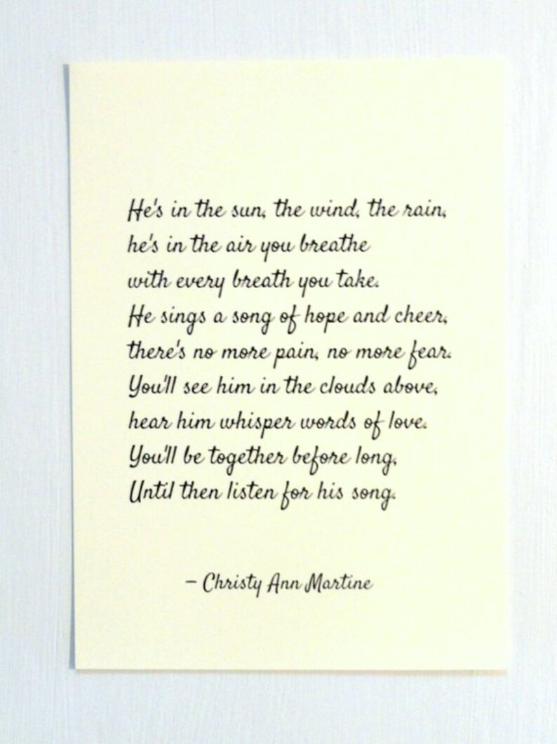 Sympathy Gift Prints Loss Of Son Father Or Brother Etsy