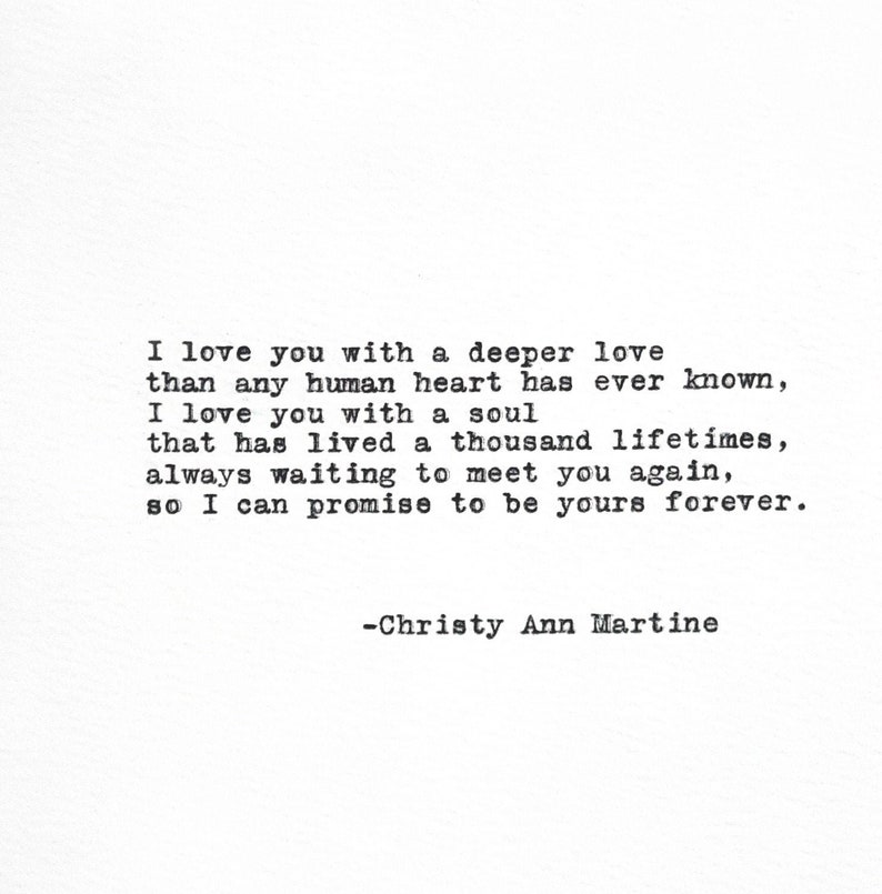 Gift For Anniversary Love Poem For Wedding Gifts For Him Etsy