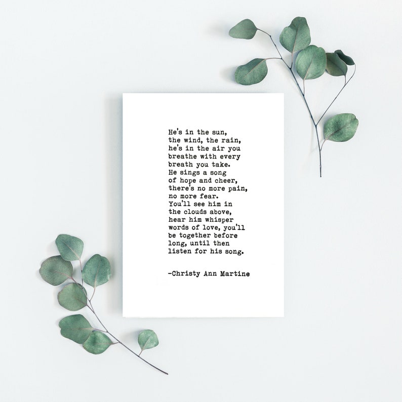 Sympathy Gift for Loss of Father Brother or Son Memorial ...