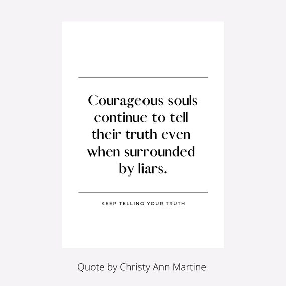 Courage Quote For Abuse Survivors Tell Your Story Speak Etsy Sweden