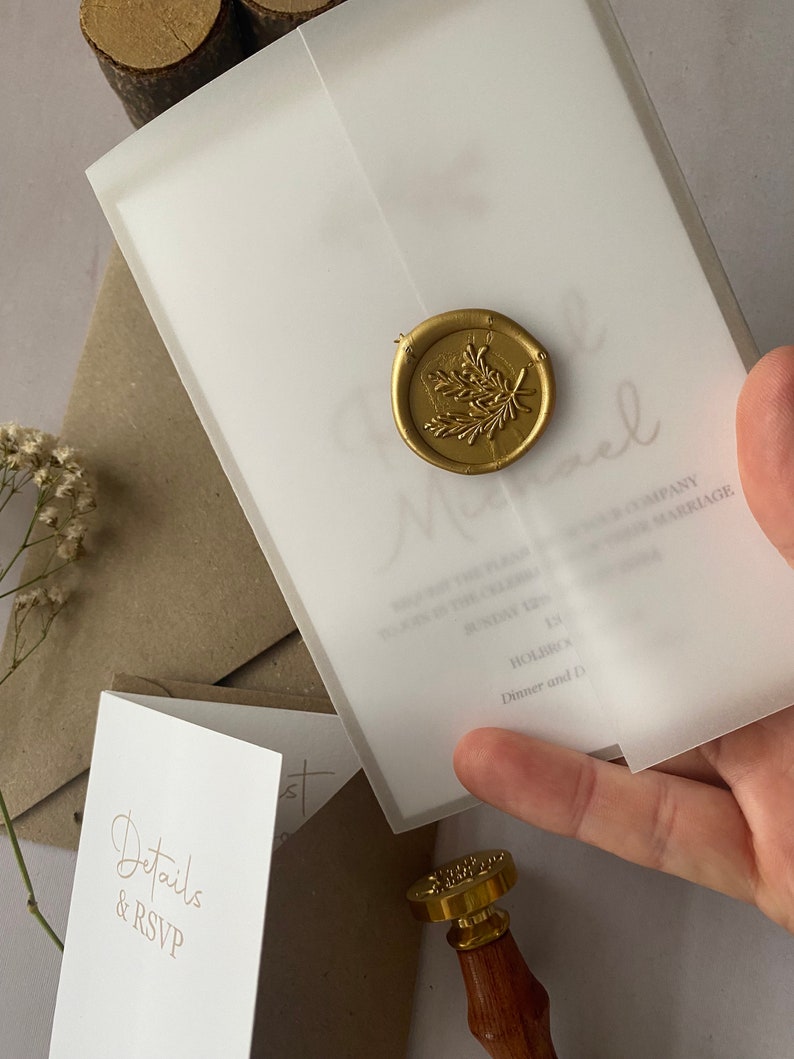 Rustic Wedding Invitation - Modern Rustic Wedding - Barn Wedding ...