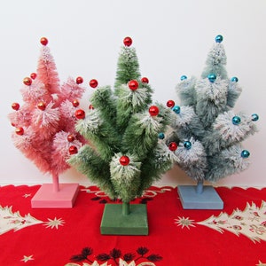 Vintage Style Bottle Brush Tree 12&quot;