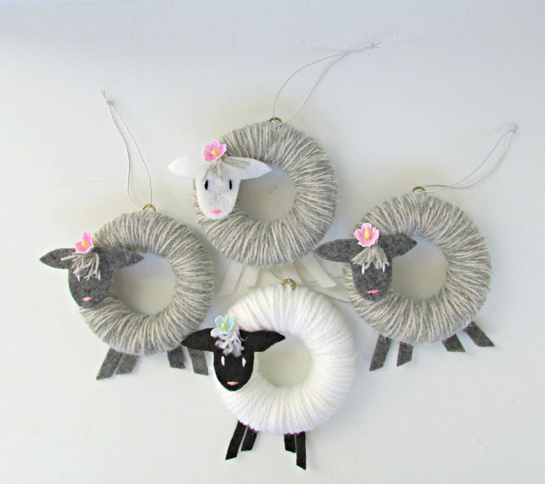 Easter Lamb Ornament Kit Etsy