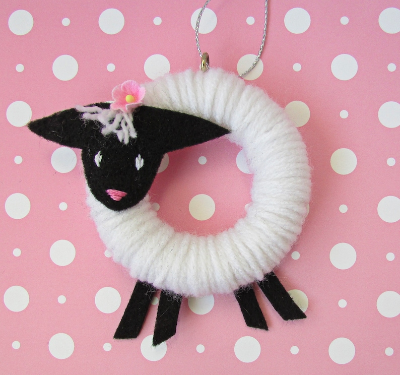 Easter Lamb Ornament Kit Etsy