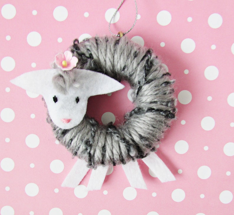 Easter Lamb Ornament Kit Etsy