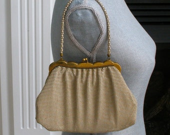 Whiting And Davis Something Old Vintage Mesh Bag Great For Bride