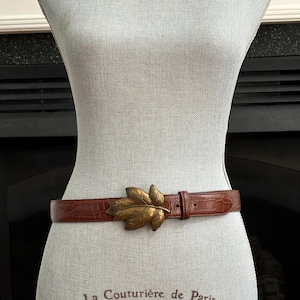 Copper Leaf Buckle - Etsy