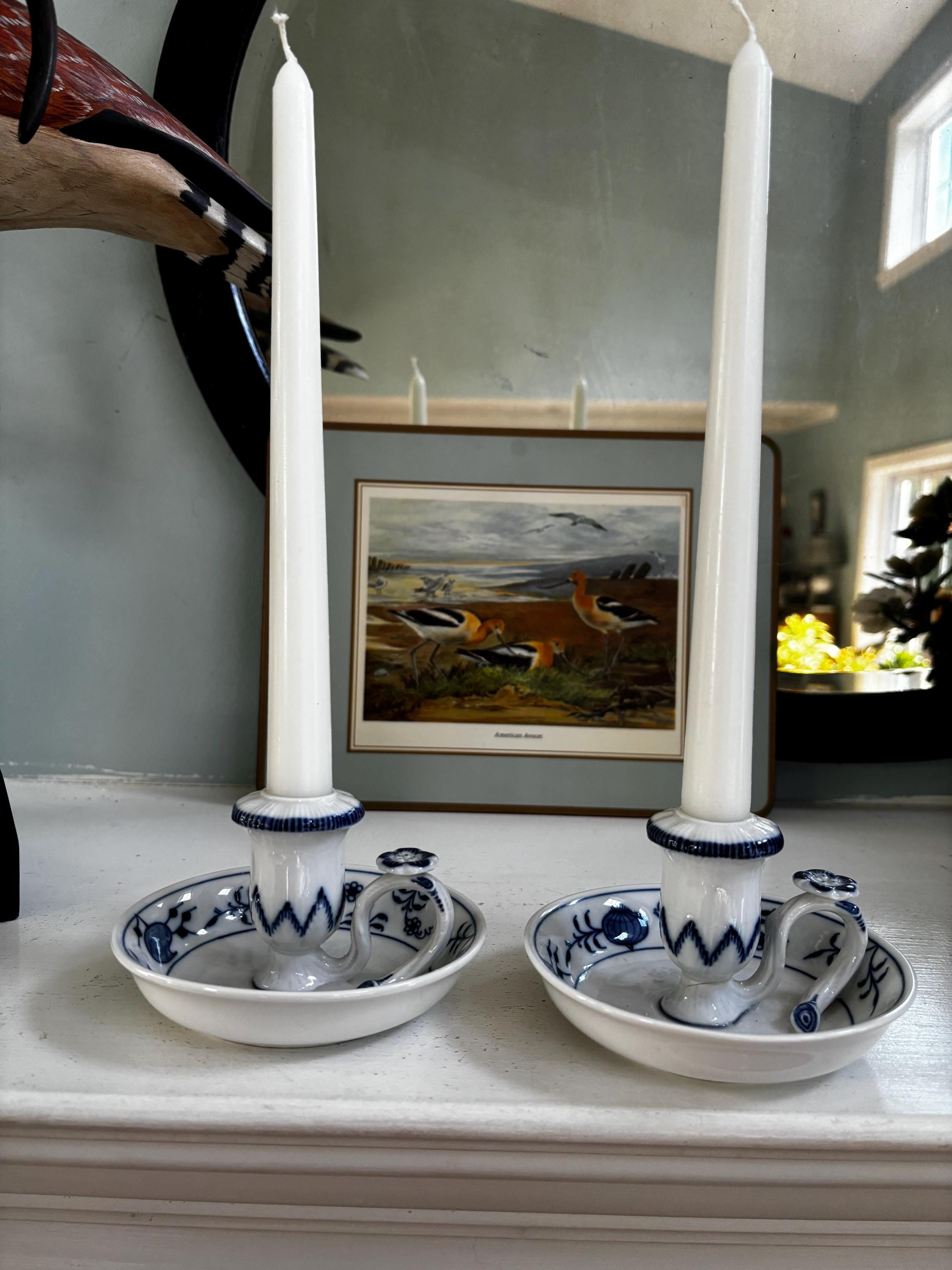 Meissen Candle - Etsy