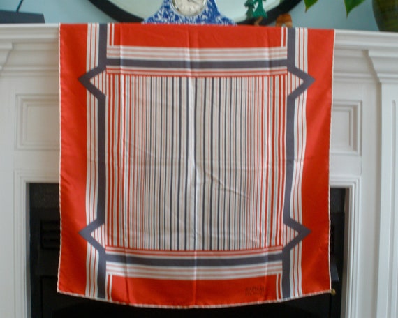 Vintage Raphael Silk Scarf Made In Italy - image 2