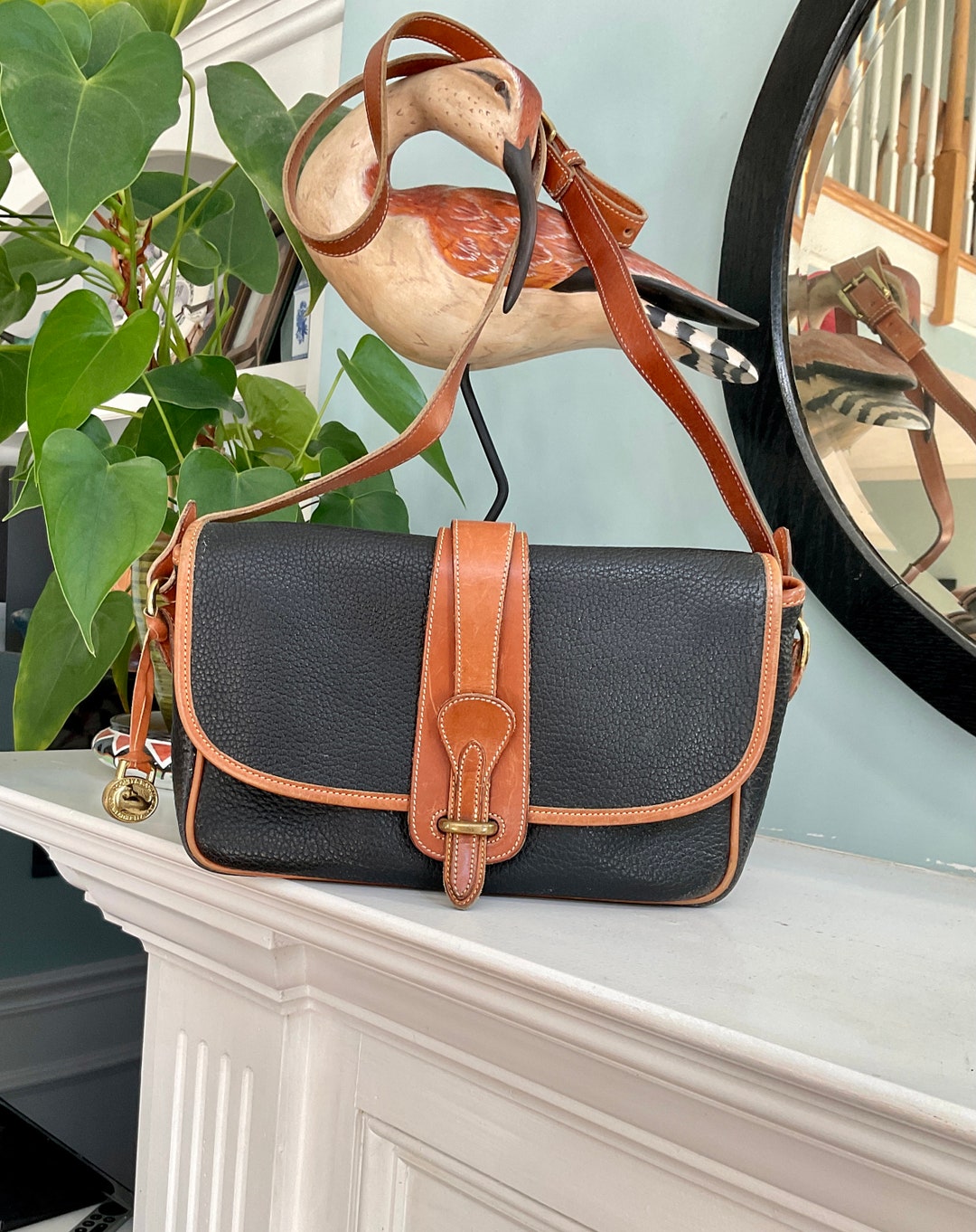 Vintage Dooney and Bourke All Weather Leather Shoulder Bag Etsy