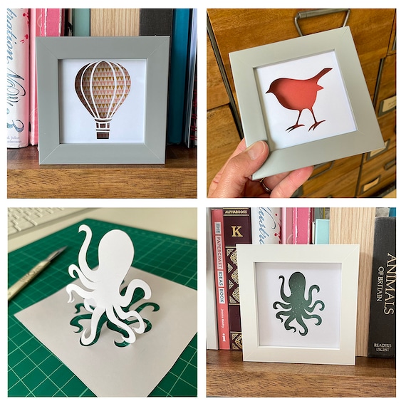 Shichon gift, small hand cut paper picture of shichon for lover of shih tzu  bichon frise cross favourite dog small gift ten pounds dog fan