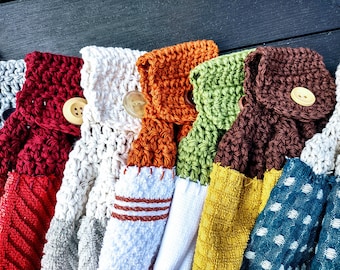 Gina's handdoektoppers - patroon gehaakte handdoektopper met knopen (pdf)