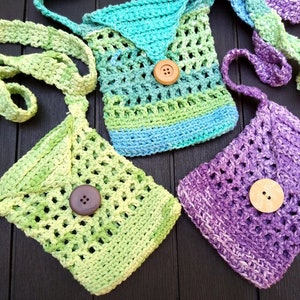 Bolso Patrón Crochet--Sólo Quiero Un Bolso Pequeño--Bolso Pequeño-Correa Bandolera