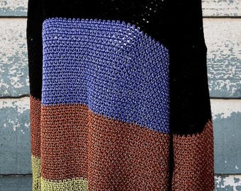 Patroon wollen trui - Final Dad crochet - boxy trui - dik - grof - warm - heren