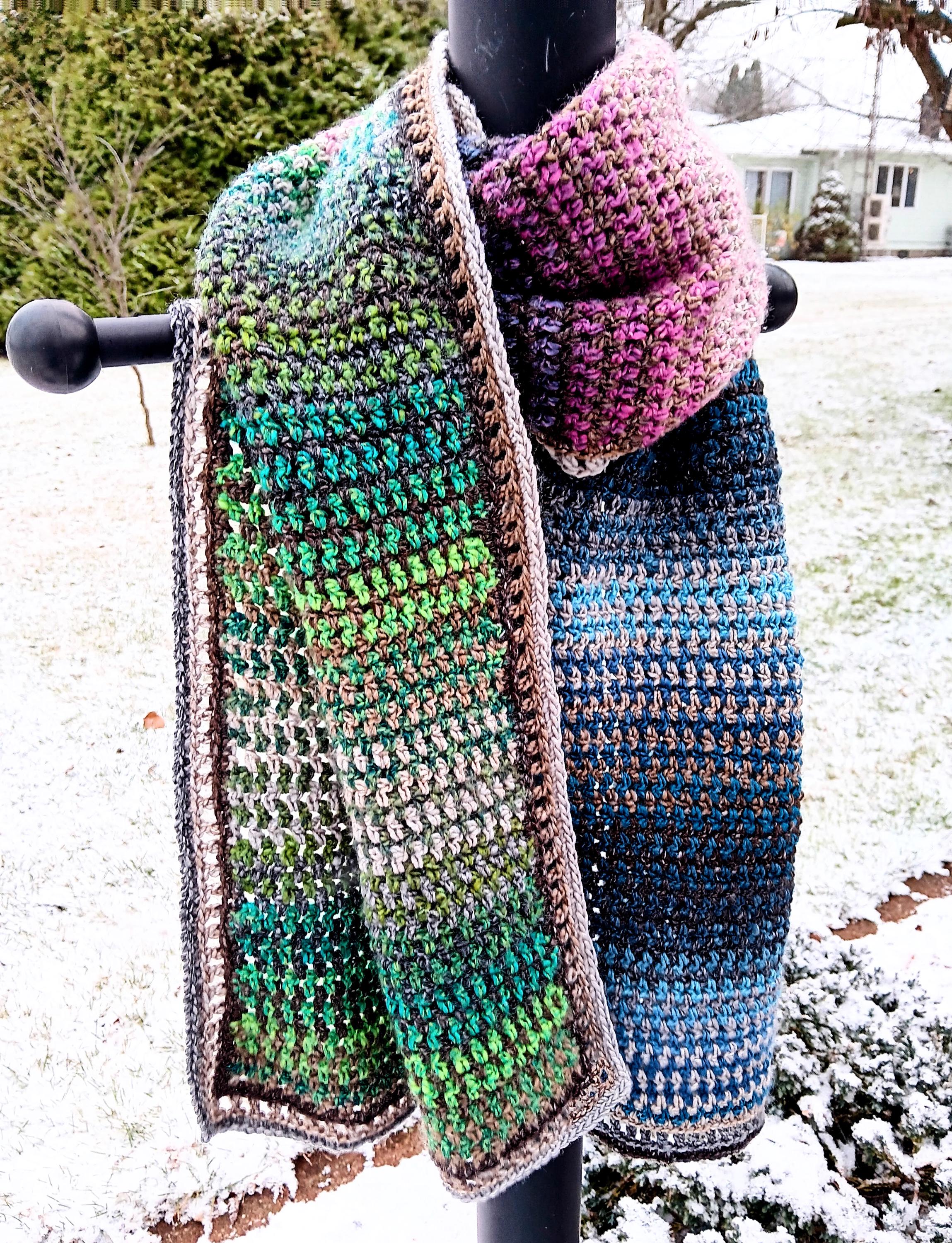 Three-day Prayer Shawl Shawl Wrap Crochet Scarf Easy