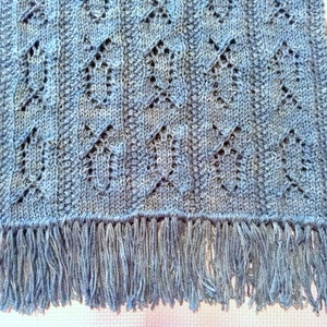 Knitting Pattern Shawl Ichthys Prayer Shawl DIGITAL PATTERN PDF image 6