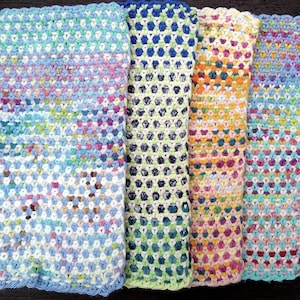Knitting Pattern Dishcloths -- Linen Stitch Washcloths DIGITAL PATTERN PDF (Knit)