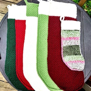 Crochet Pattern -- Christmas Stocking -- Tunisian Smocked Christmas Stocking -- Crochet Christmas Stocking (PDF Only)
