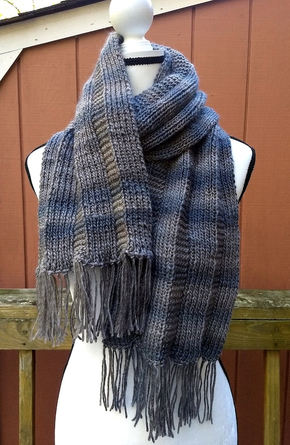 pleated scarf pattern