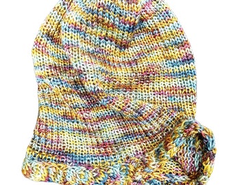 Knitting Pattern Hat - Beanie Pattern - Cabled Brim Beanie - Knit Pattern Beanie - Beanie Pattern PDF