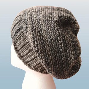 Star Top Beret - Hat - Crochet Beret - Crochet Cap - Slouchy Hat - Knit Look Hat - Beret - Jaunty Beret - Crochet Hat