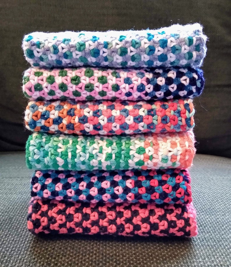 Knitting Pattern Dishcloths Linen Stitch Washcloths DIGITAL Etsy Ireland