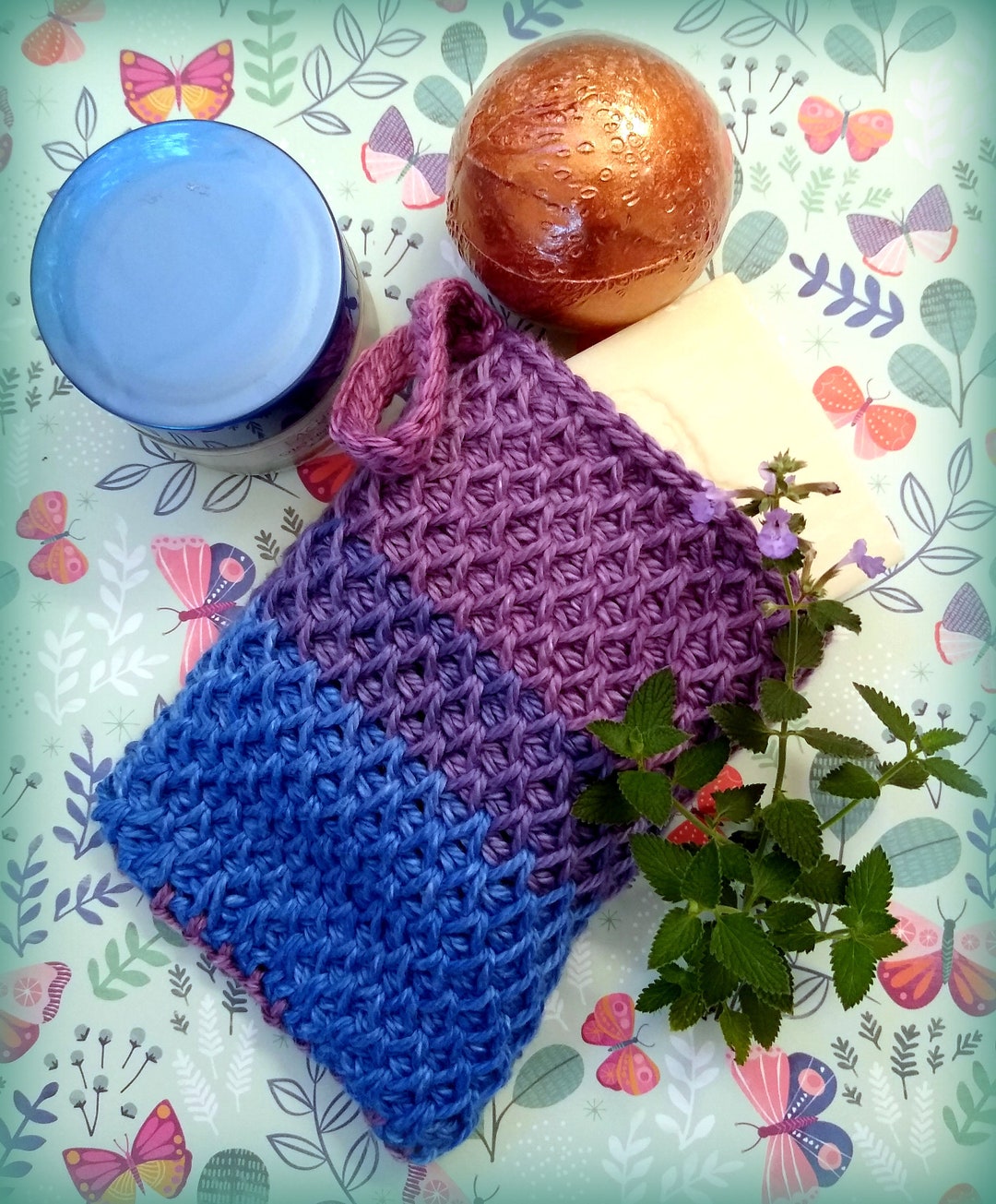 Crochet Pattern Soap Bag Scrubby DIGITAL PDF PATTERN crochet Soap Soap