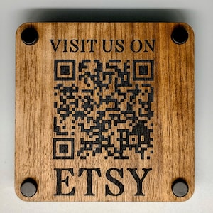 QR Code Plaque - Etsy