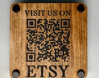 QR Code Plakette