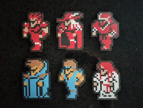and Keychains Magnets The Legend of Zelda Characters NES Perler Sprites Coasters