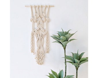 Textile Art Sculpture VINCULUM Collection IX Rope Wall Sculpture Fiber Art Wall Hanging Mother's Day Gift for Her Unique Bedroom Decoration