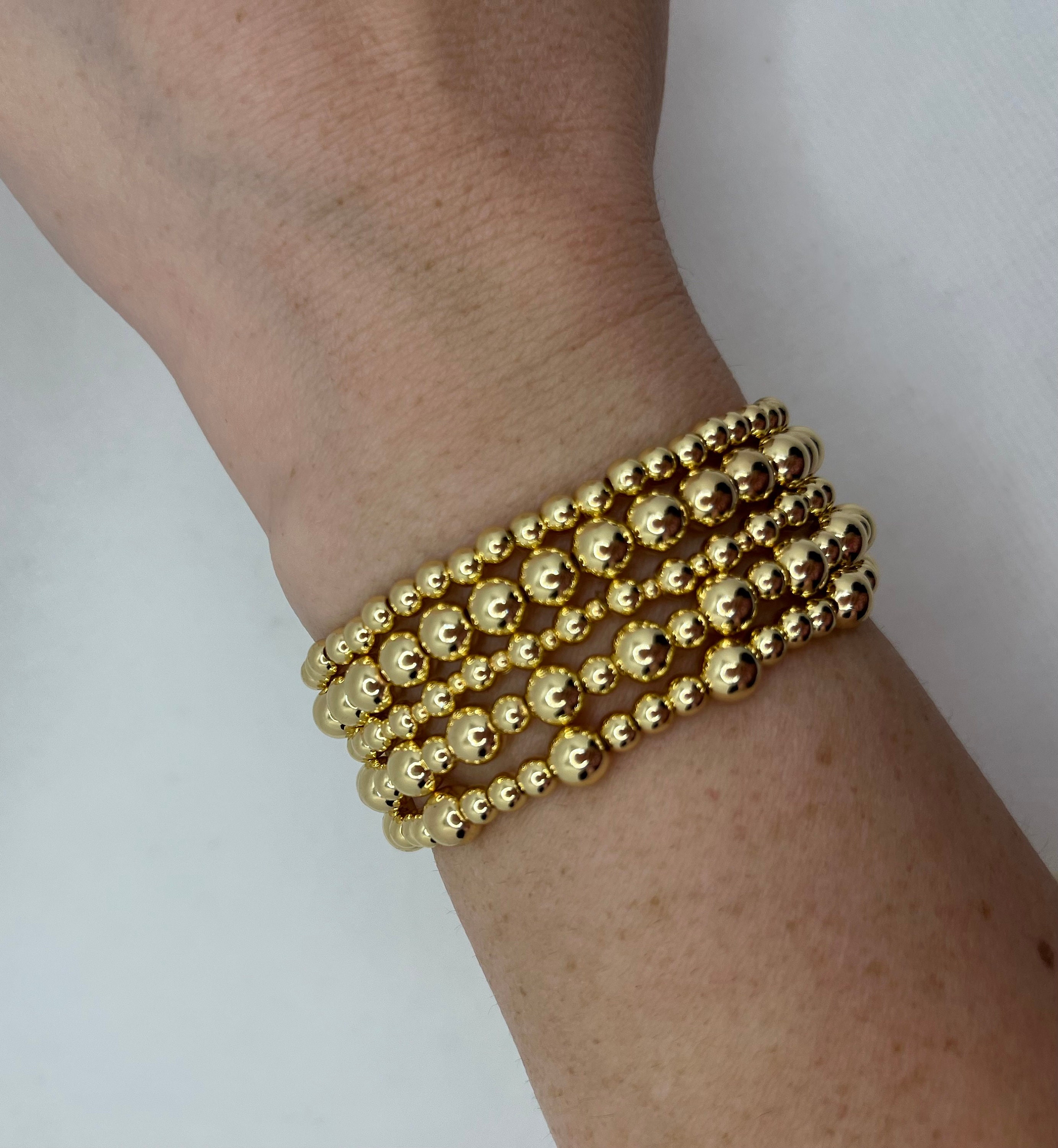 GOLD BRACELET Set E Newton Dupe Mix and Match 14k Gold Etsy