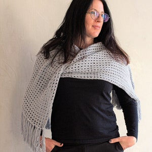 Crochet Easy Scarf pattern, Crochet pdf pattern, crochet cowl pdf, pdf easy crochet scarf, PDF instant download scarf image 5