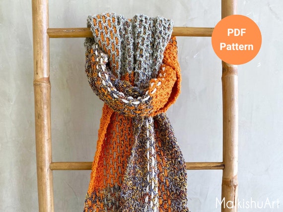 double sided crochet scarf