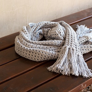 Crochet Easy Scarf pattern, Crochet pdf pattern, crochet cowl pdf, pdf easy crochet scarf, PDF instant download scarf image 7