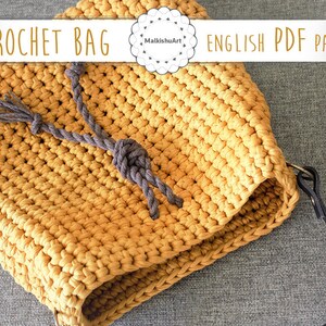 Crochet Bag pattern, Crochet Oval Base Bag PDF, instant download, crochet bag pdf, DIY Crochet bag, crochet tote bag pattern image 4