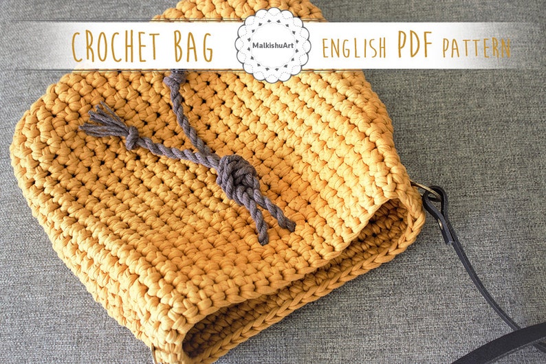 Crochet Bag pattern, Crochet Oval Base Bag PDF, instant download, crochet bag pdf, DIY Crochet bag, crochet tote bag pattern image 4