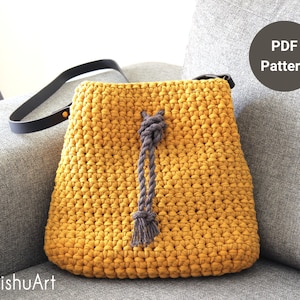 Crochet Bag pattern, Crochet Oval Base Bag PDF, instant download, crochet bag pdf, DIY Crochet bag, crochet tote bag pattern image 1