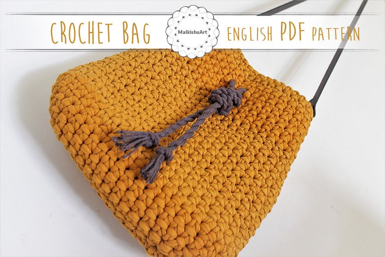 Crochet Bag pattern Crochet Oval Base Bag PDF instant Etsy