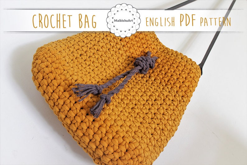 Crochet Bag pattern, Crochet Oval Base Bag PDF, instant download, crochet bag pdf, DIY Crochet bag, crochet tote bag pattern image 2