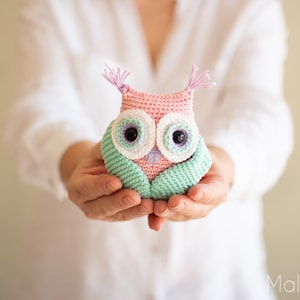 Toy crochet pattern, instant download pattern, crochet owl pattern, Crochet pattern, crochet amigurumi pattern, DIY pattern, crochet doll