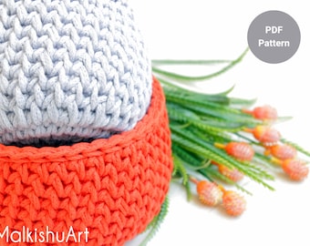 Crochet basket pattern,Crochet pattern, crochet home décor, crochet storage basket, DIY basket, DIY crochet basket, diy pdf
