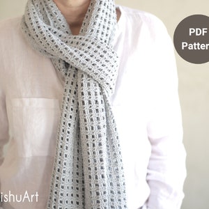 Crochet Easy Scarf pattern, Crochet pdf pattern, crochet cowl pdf, pdf easy crochet scarf, PDF instant download scarf image 2
