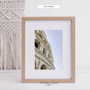 Roman Colosseum Print: Italy Travel Photography, Italian Wall Art